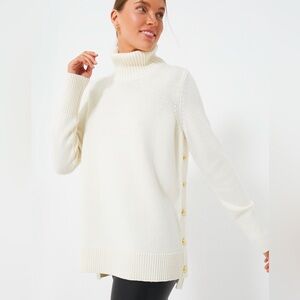 Tuckernuck Sophia Ivory Turtleneck Sweater